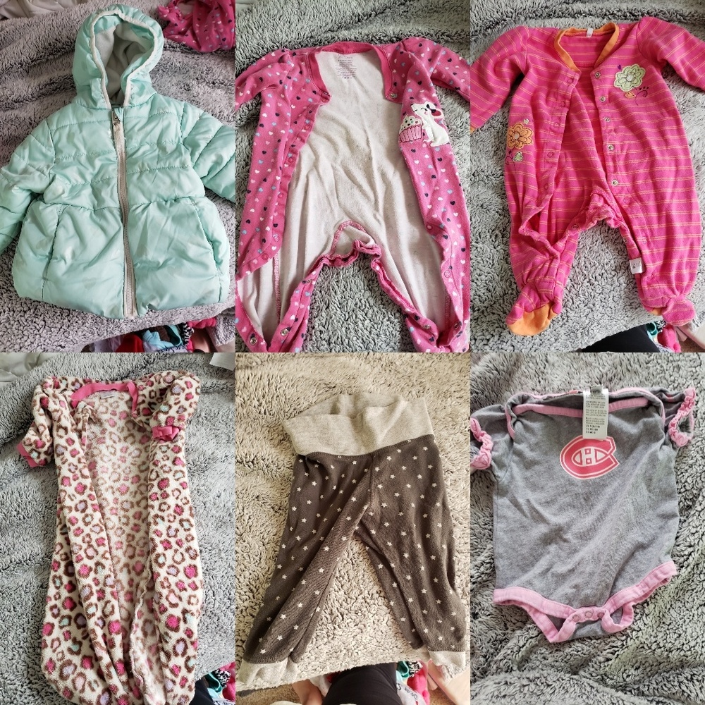 Baby girl clothes sizes Newborn-12 months